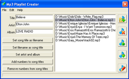 mp3 playlist creator