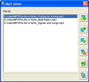 MovieToolbox MP3 Joiner screenshot